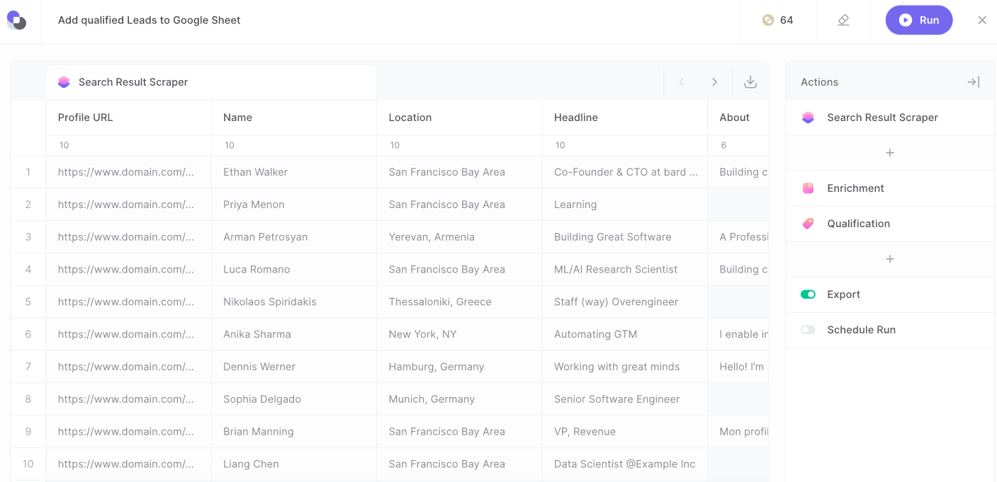 Bardeen web research and automation studio